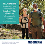 NICODERM® Stop Smoking System, STEP 1, 14 clear patches (one patch daily) 21 mg/day