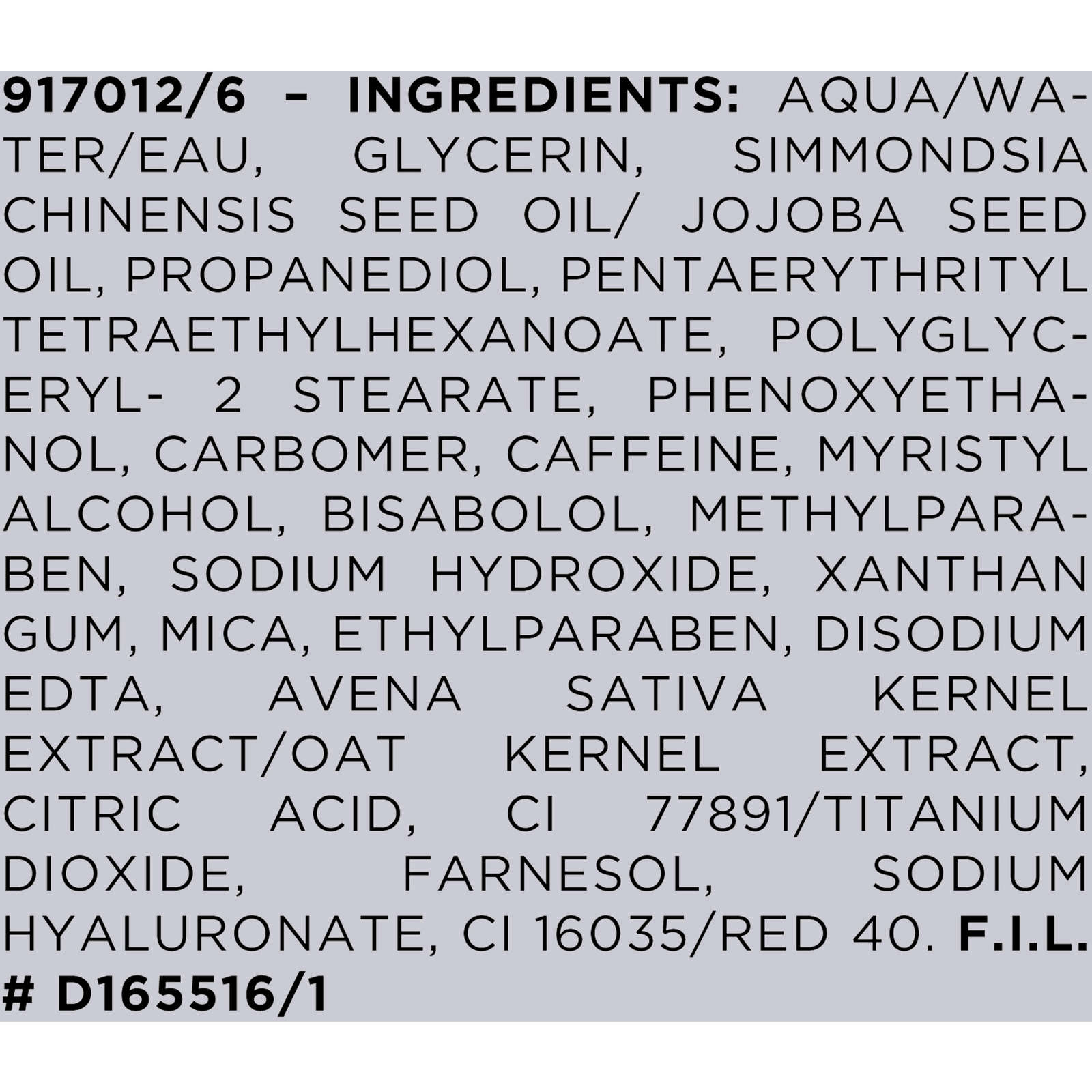 Eye Cream Hyaluronic Acid Caffeine Cream