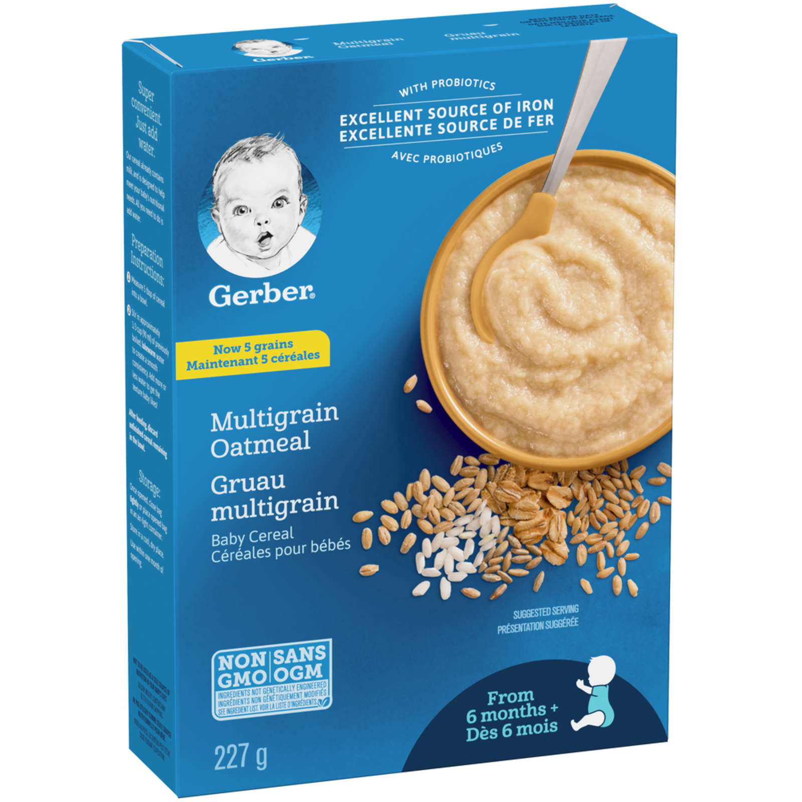 Stage 2 Multigrain Oatmeal Baby Cereal