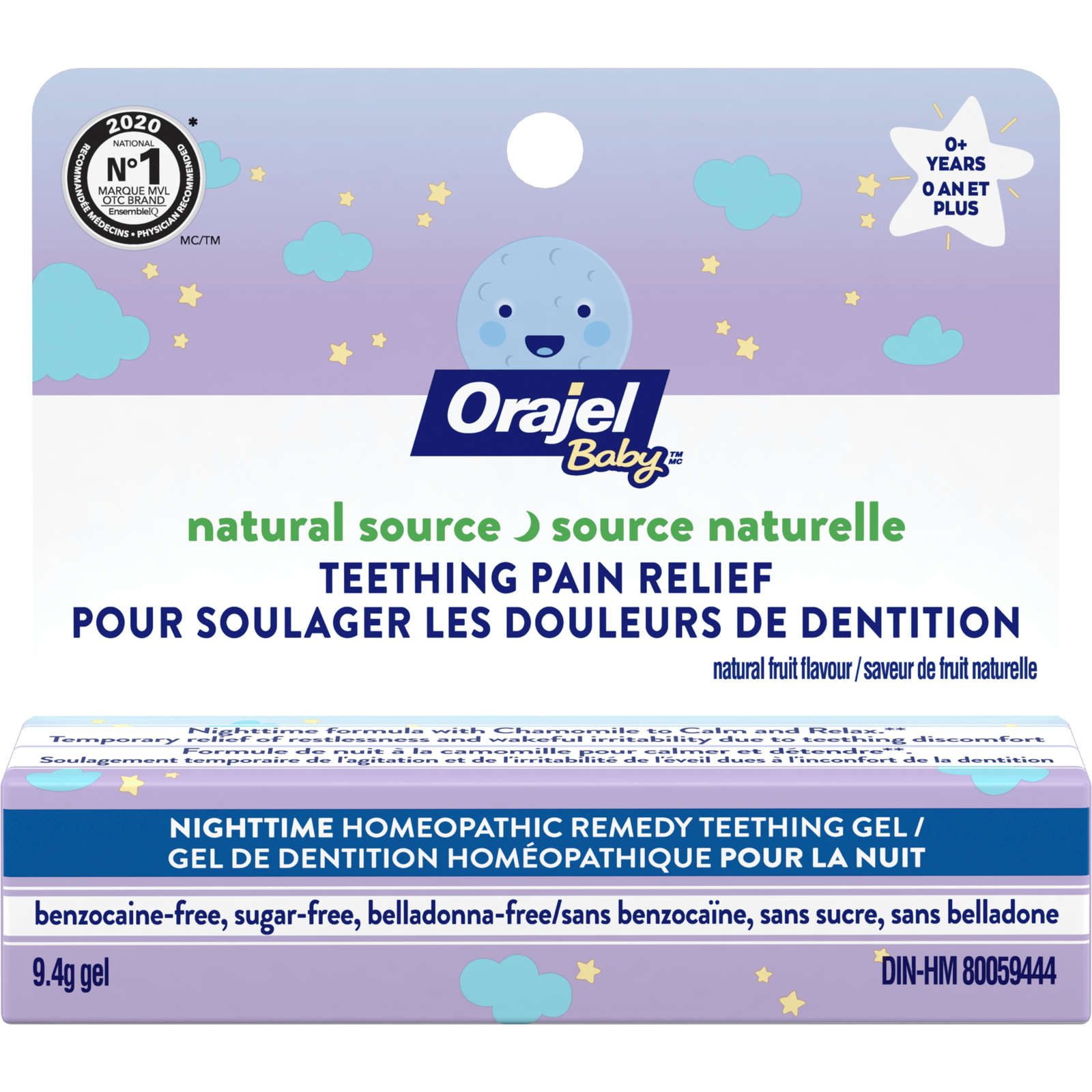 Natural Source Teething Pain relief Nighttime Gel