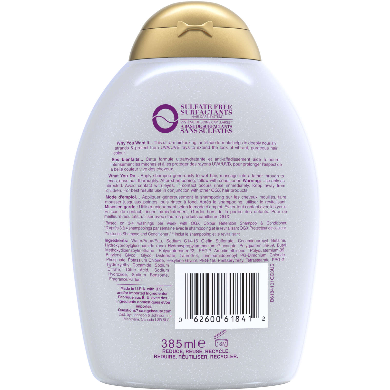 OGX Vibrant Color Vibes Colour Care Shampoo
