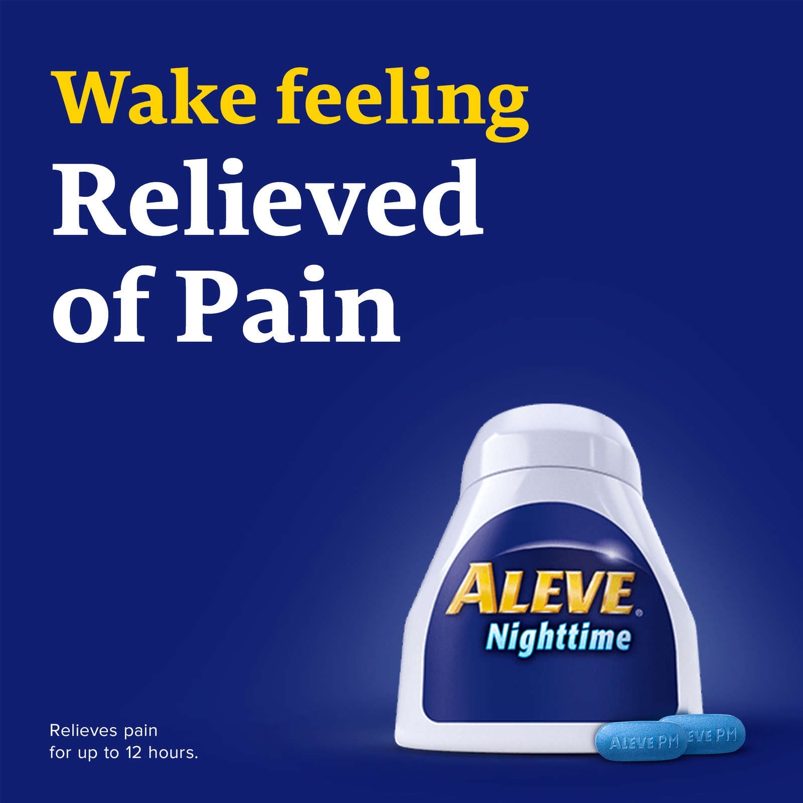ALEVE Nighttime, Pain Reliever and Sleep Aid, Naproxen Sodium, 40 Caplets