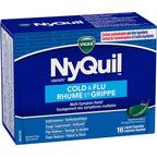 NyQuil Cold & Flu Multi-Symptom Relief Liquid Capsules, 16 Count