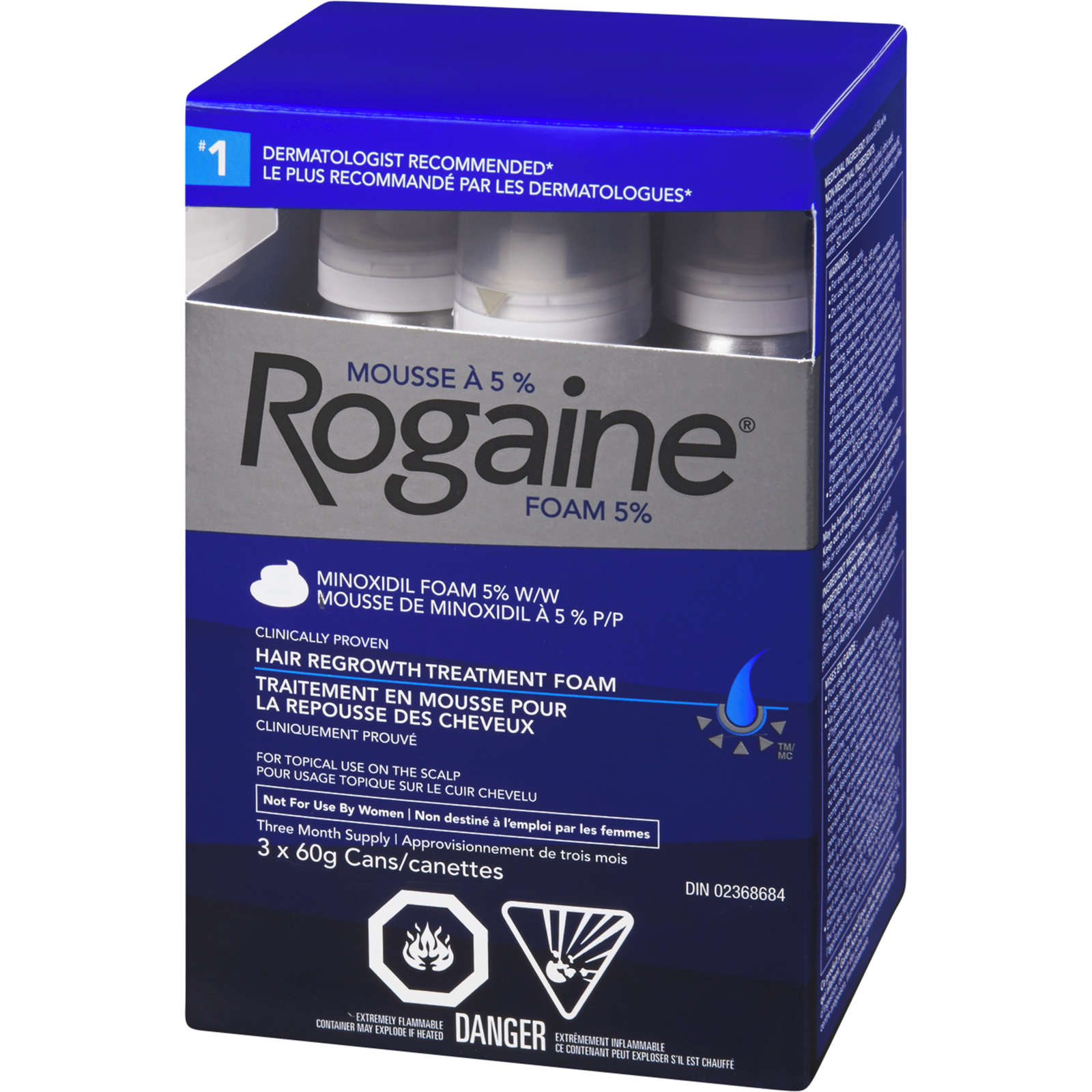 Men's 5% Minoxidil Foam Hair Loss and Thinning Treatment