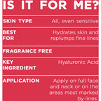 Revitalift Filler Eye Cream for Face Moisturizer with Hyaluronic Acid, Fragrance Free, Alcohol Free