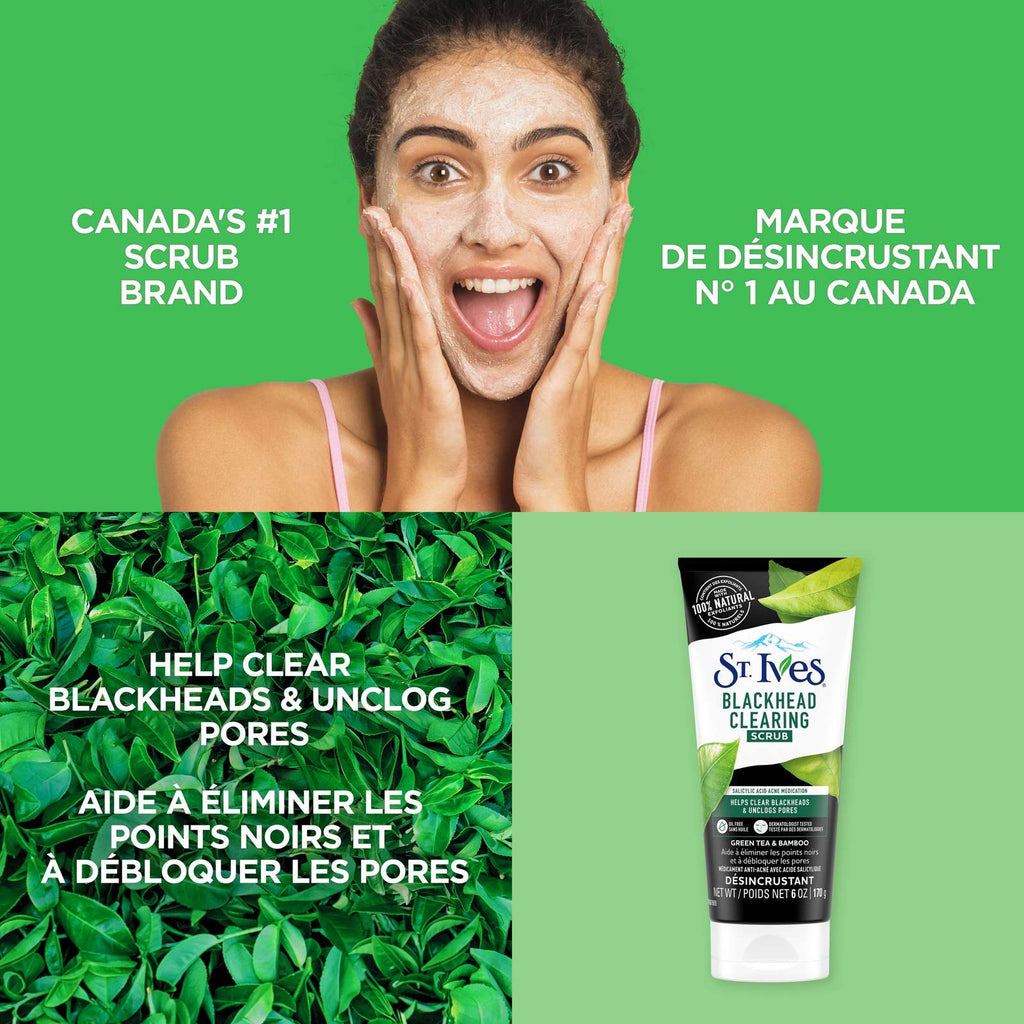 Blackhead Clearing Green Tea & Bamboo  Scrub  170 g