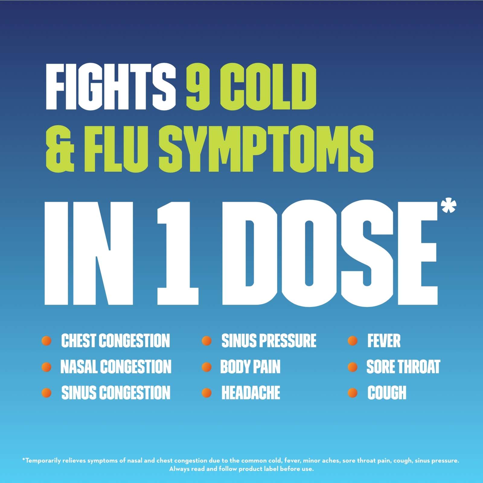 Multi-Action® Congestion, Cold & Cough Caplets