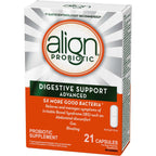 Align Advanced Probiotic, daily probiotic supplement for digestive care, 21 vegetarian capsules, #1 Recommended Probiotic Brand by Doctors‡