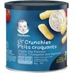 GERBER LIL’ CRUNCHIES, Veggie Dip, Toddler Snacks