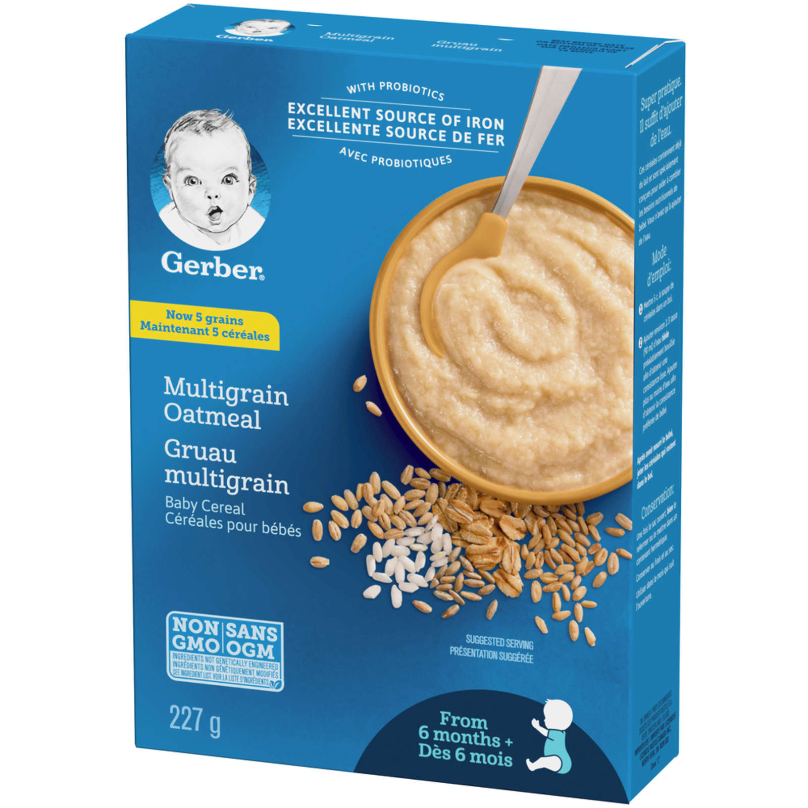 Stage 2 Multigrain Oatmeal Baby Cereal