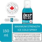 Maximum Strength Ice Cold Pain Relief Spray, Reduces Inflammation