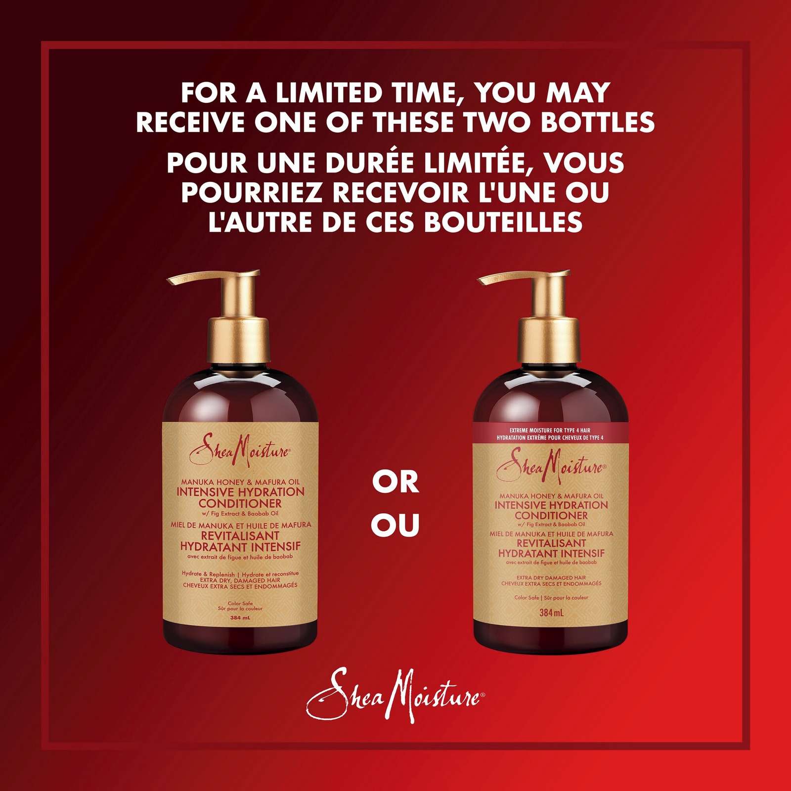 SheaMoisture Manuka Honey and Mafura Oil Intensive Hydration Conditioner for Dry, Damaged Hair with Fig Extract & Baobab Oil Nourish & Soften 384 ml