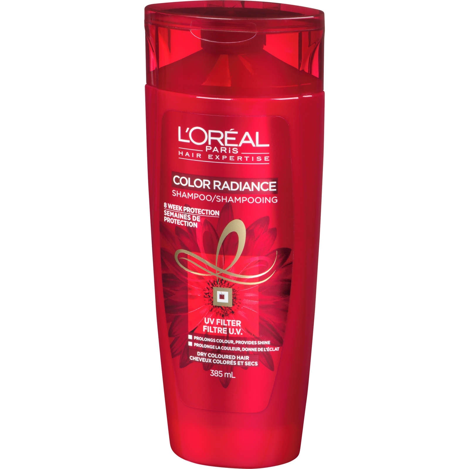 Color radiance shampoo for dry, coloured hair