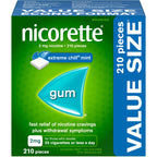 Nicotine Gum, Quit Smoking Aid, Extreme Chill, 2 mg