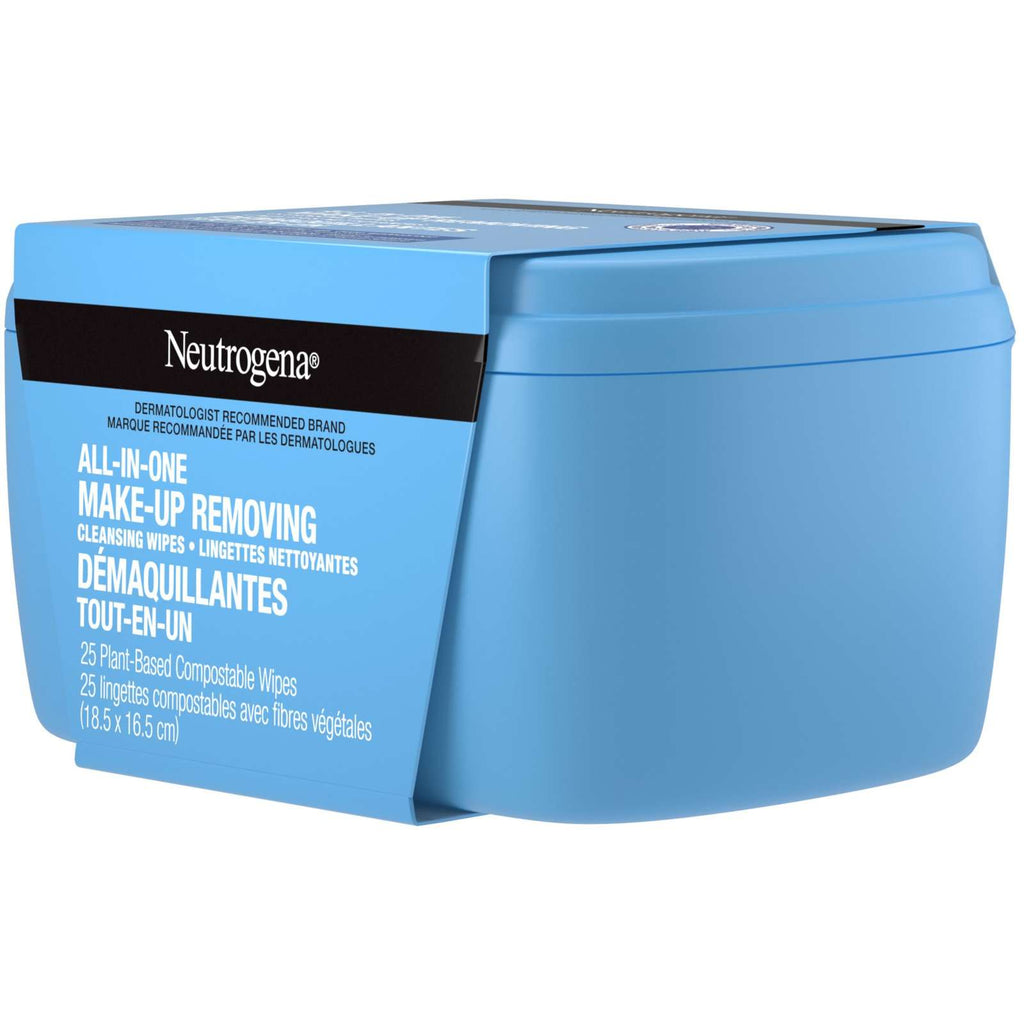 All In one Makeup Remover Facial Cleansing Wipes, Plant Based and  Compostable
