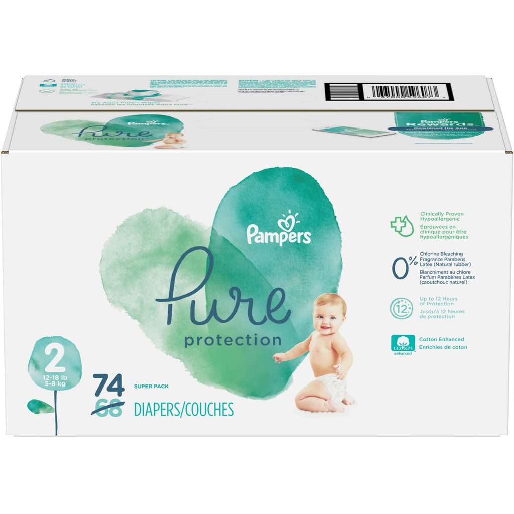 Pure Protection Diapers Size 2 74 Count