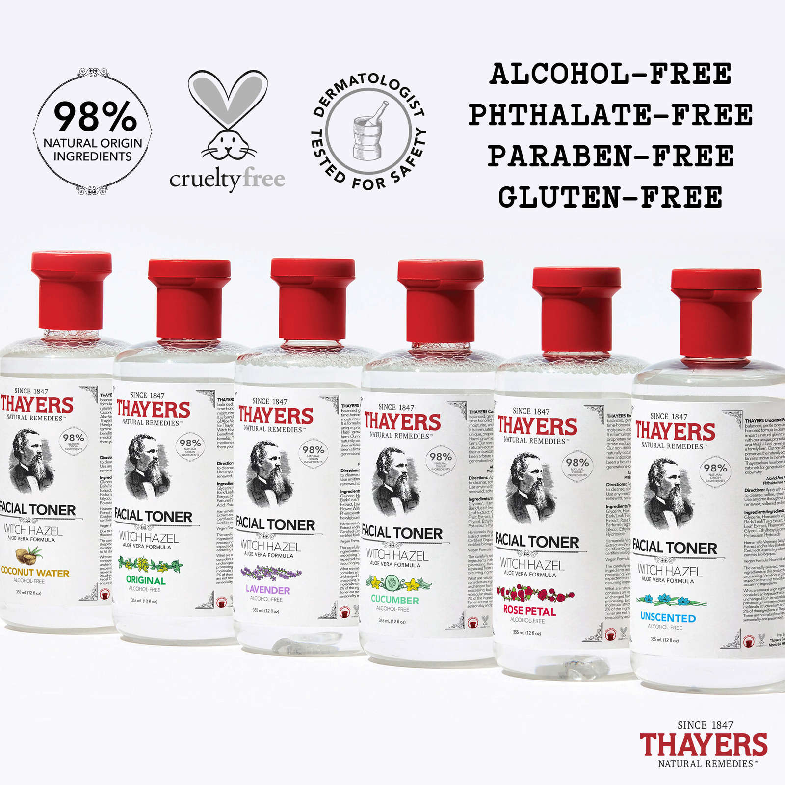 Cucumber Alcohol-Free Witch Hazel Face Toner with Aloe Vera