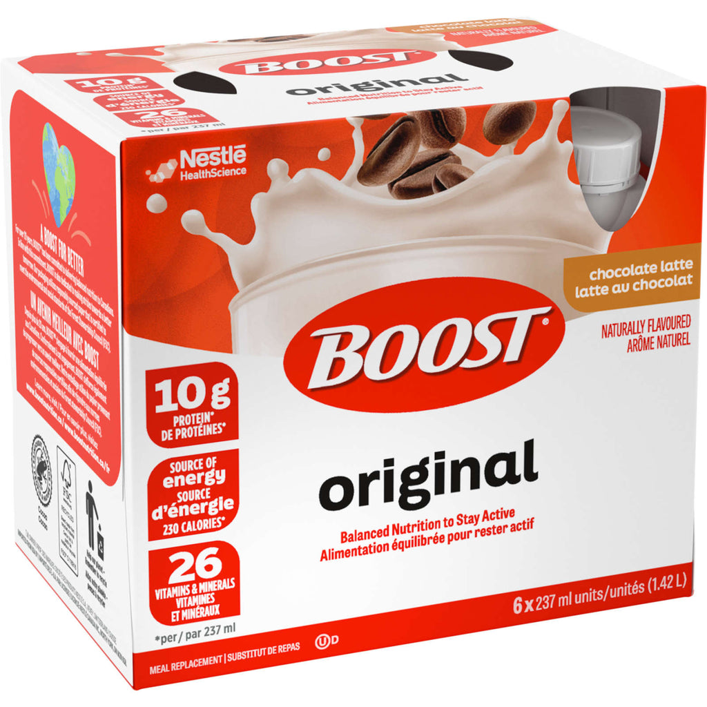 Original Chocolate Latte Meal Replacement Drink, Pack of 6, 6 x 237 ml