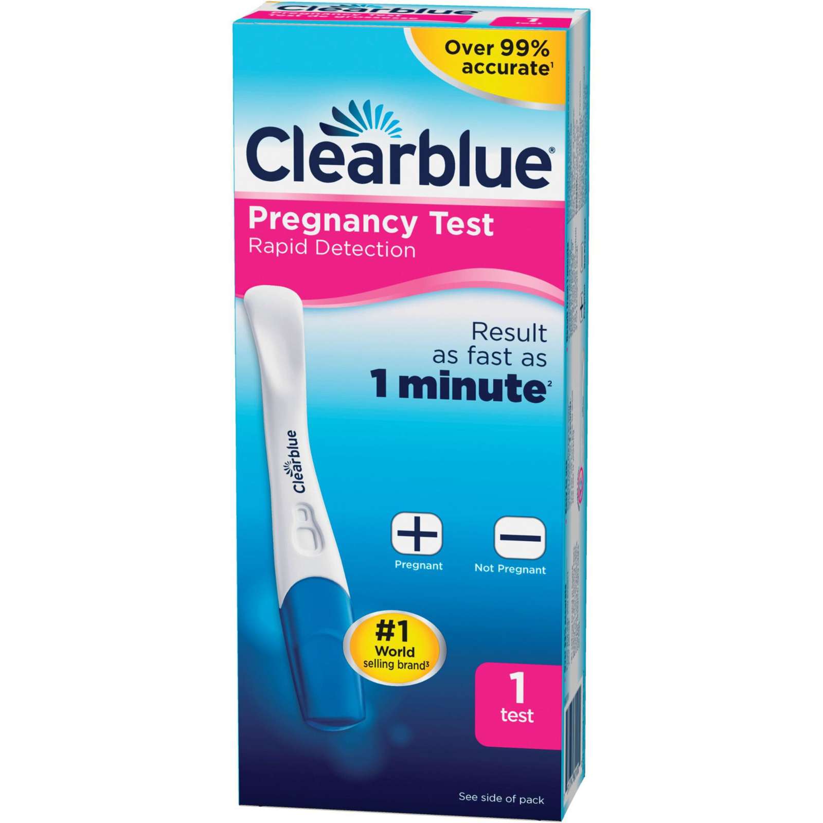 Rapid Detection Pregnancy Test, Value Pack, 1 Count