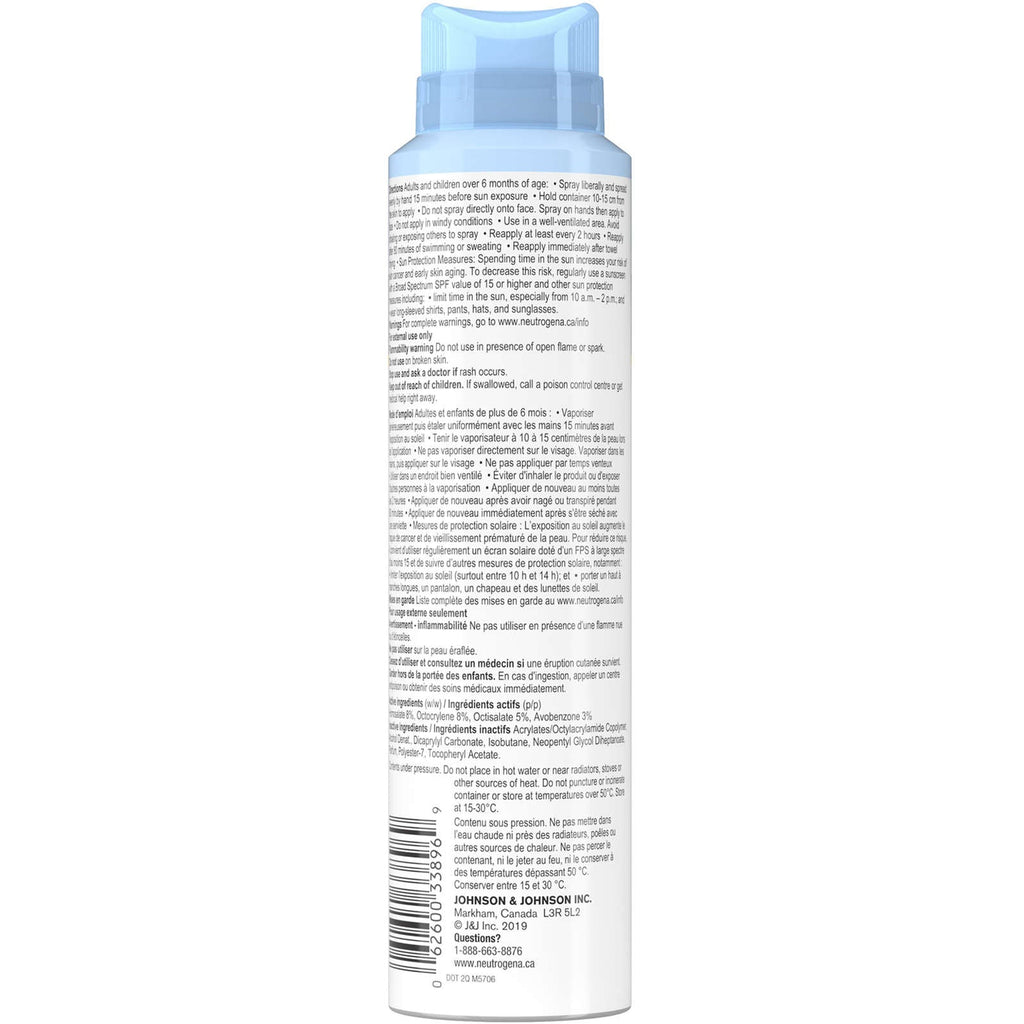 Ultra Sheer Body Mist Sunscreen Spray SPF 30