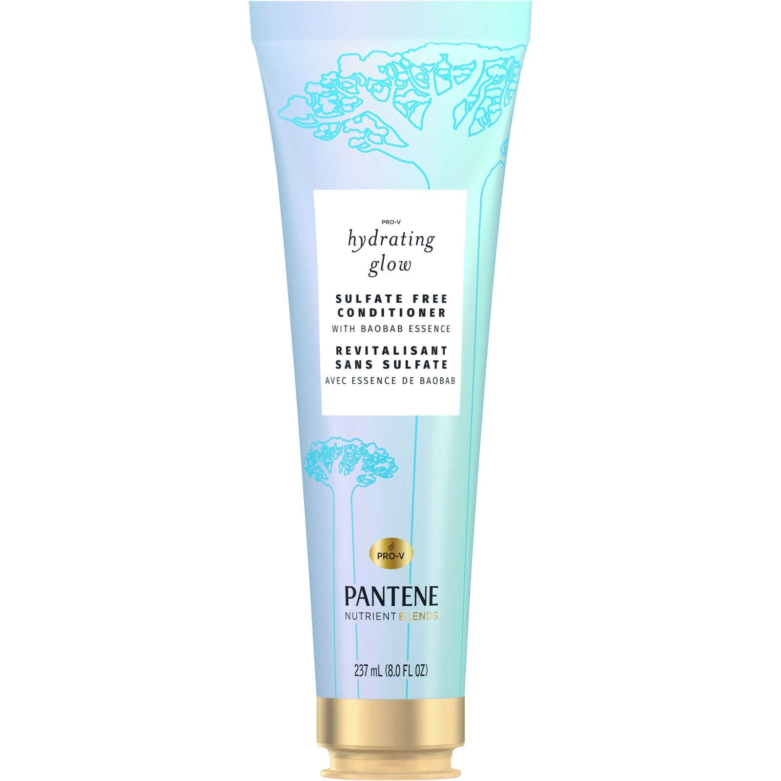 Pantene Hydrating Glow with Baobab Essence Sulfate-free Conditioner, 237 mL