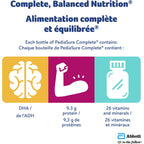 PediaSure Complete®, Nutritional Supplement, 4 x 235 mL, Vanilla – Kids nutritional shake containing DHA and vitamins, helps promote weight gains when taken twice a day