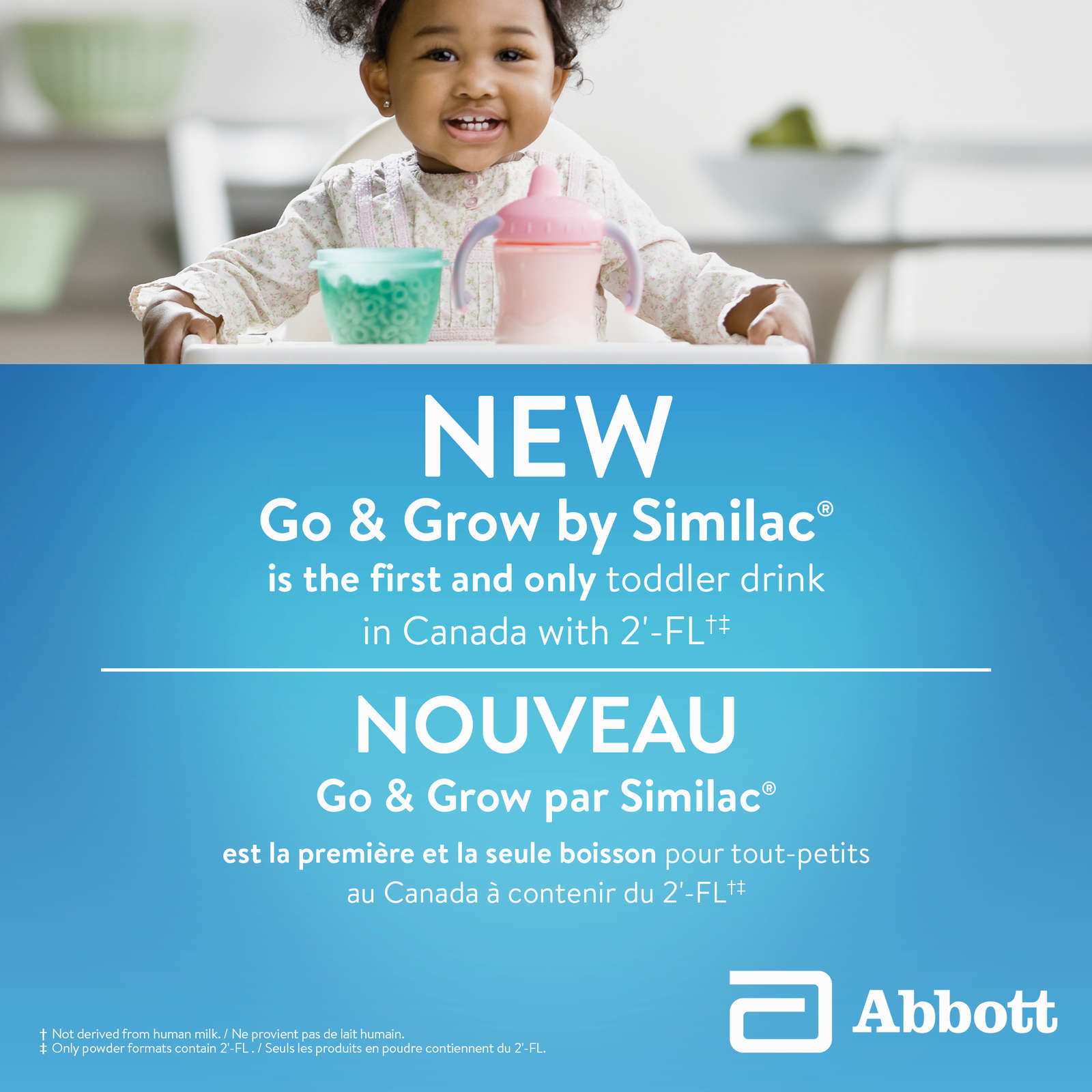 Go & Grow Step 3 Toddler Drink with 2'-FL. Immune Support Innovation: 2'-FL, Powder, 12-36 Months, Vanilla Flavour
