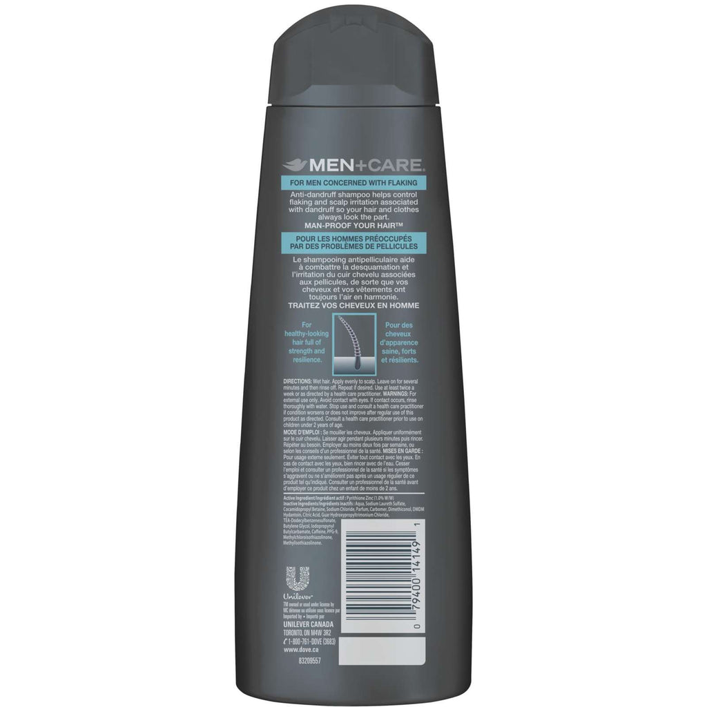 Dove Men+Care 2in1 Shampoo + Conditioner Anti Dandruff 355 ML