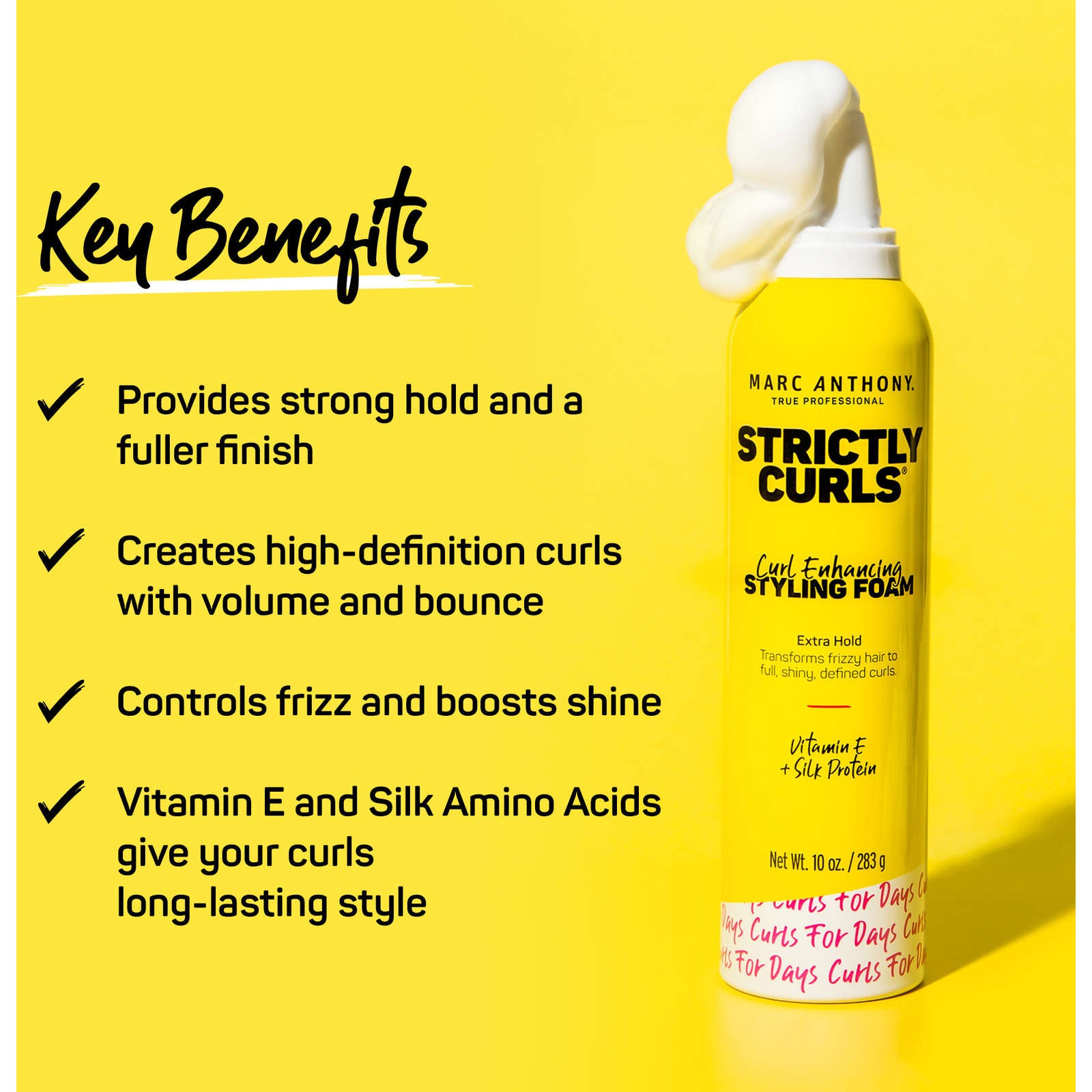 Strictly Curls Curl Enhancing Extra Hold Styling Foam