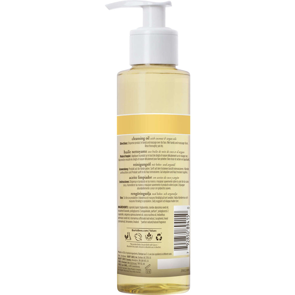 Facial Cleansing Oil with Coconut & Argan Oils