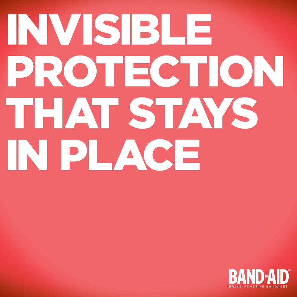 BAND-AID® Brand TRU-STAY™ Clear Strips COMFORT-FLEX® Bandages, Assorted Sizes, 45 Count