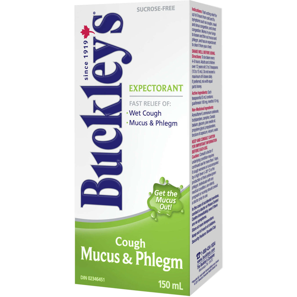 Buckley's® Mucus & Phlegm Expectorant Cough Syrup Sucrose-Free 150mL