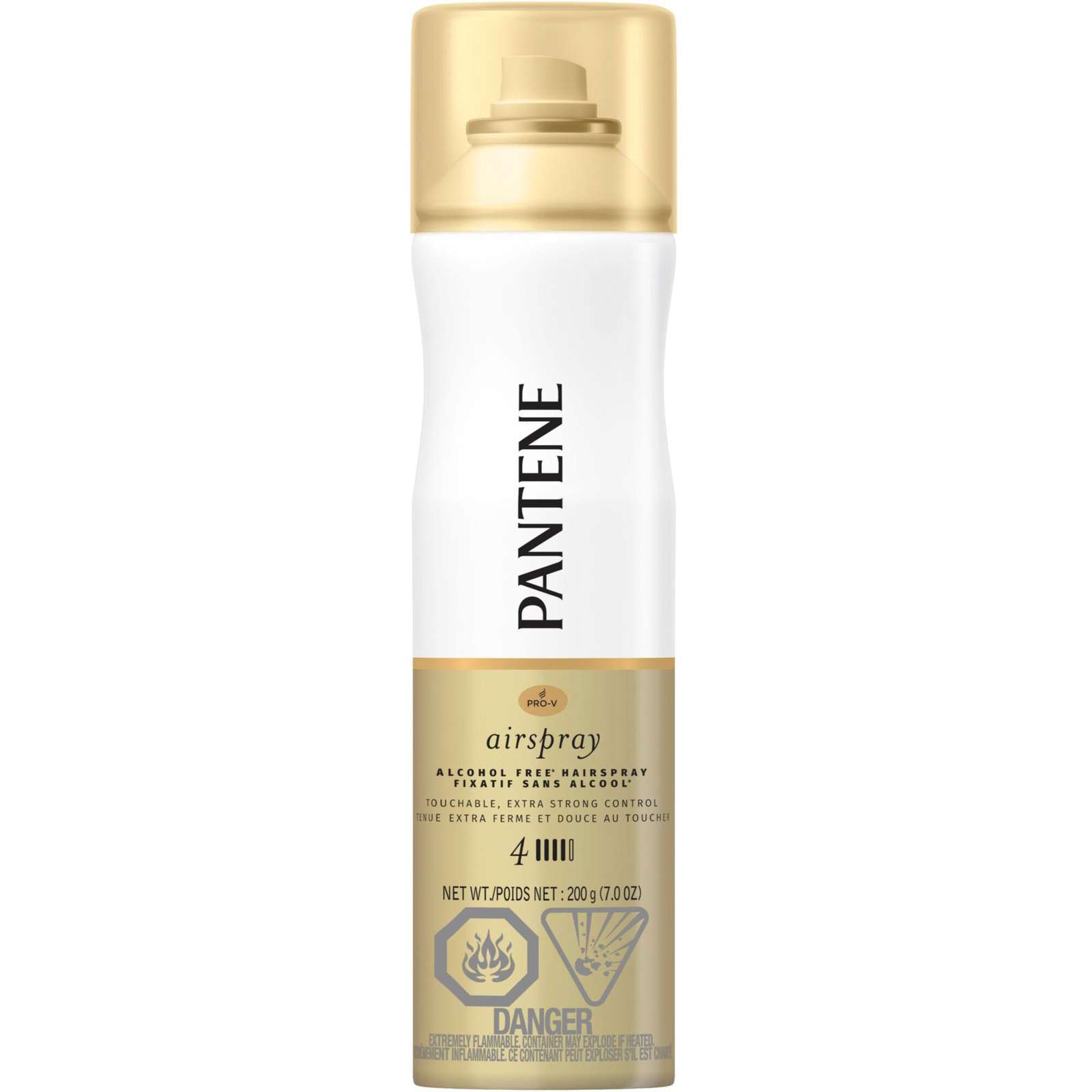 Pantene Pro-V Level 4 Extra Strong Control Airspray Hairspray for Soft, Touchable Finish, 200 g
