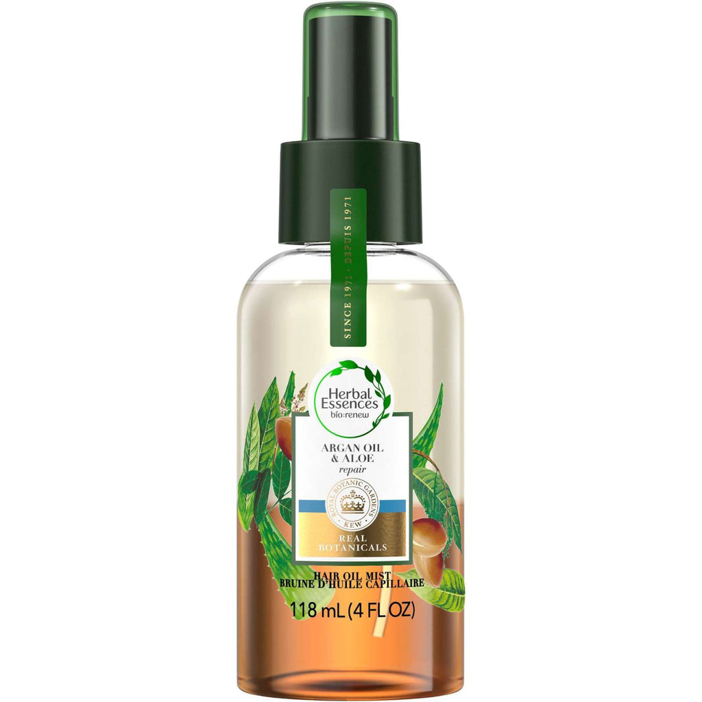 Herbal Essences bio:renew Argan Oil & Aloe Lightweight Hair Oil Mist — Repair, 118 mL