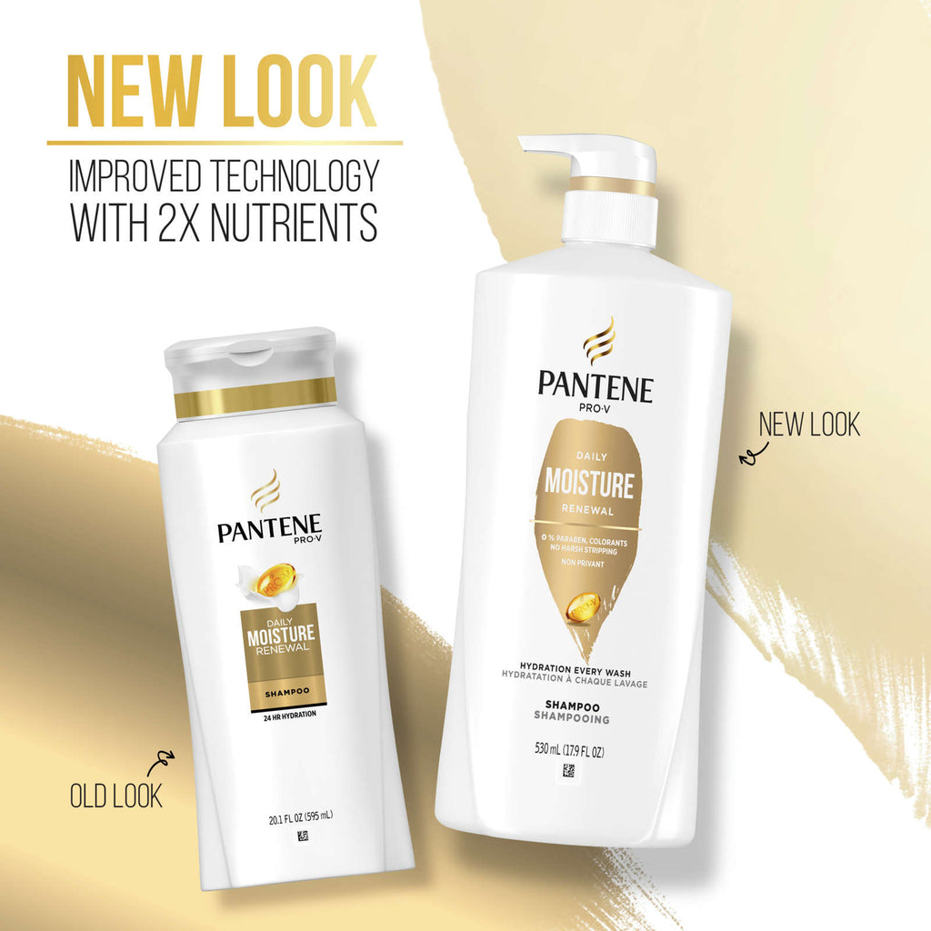 PRO-V Daily Moisture Renewal Shampoo, 17.9 oz/530 mL
