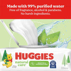 Natural Care Sensitive Baby Wipes, Unscented, 1 Flip-Top Pack