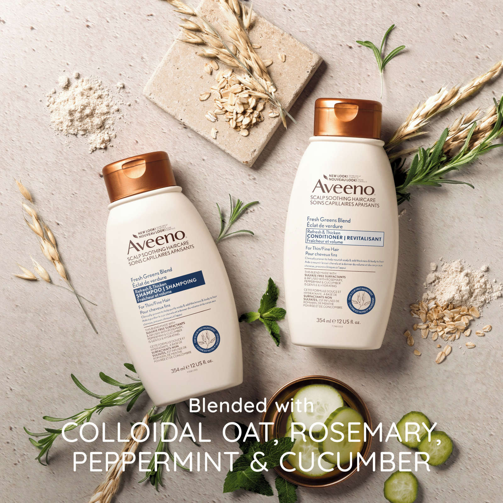 Fresh Greens Blend Shampoo for Refresh & Thicken