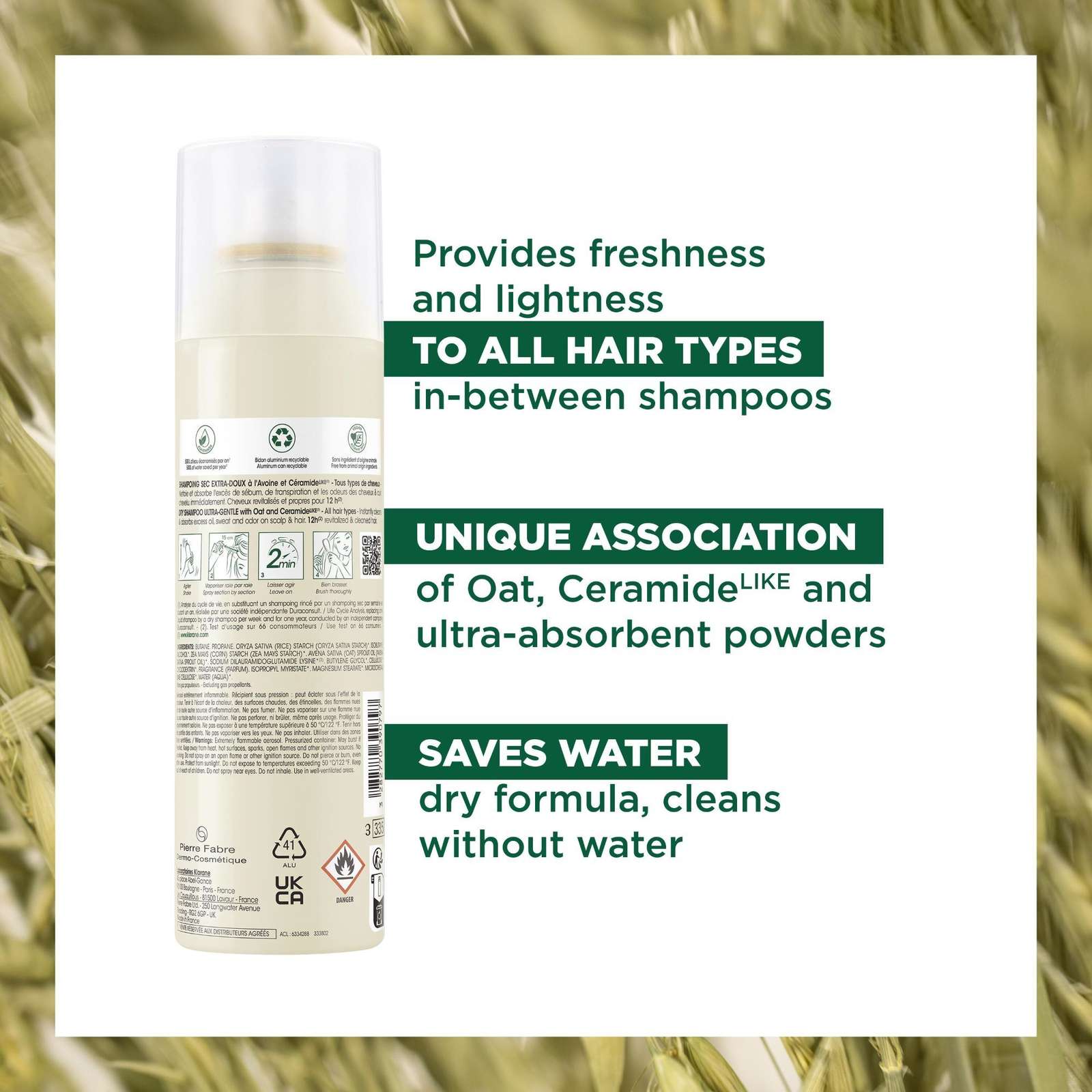Extra-Gentle Dry Shampoo with Oat Milk - The Original - All Hair Types