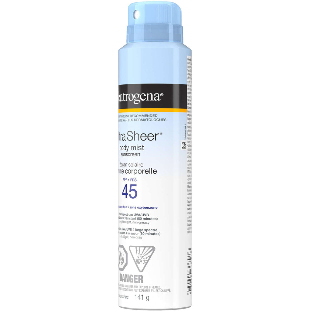 Ultra Sheer Body Mist Sunscreen Spray SPF 45