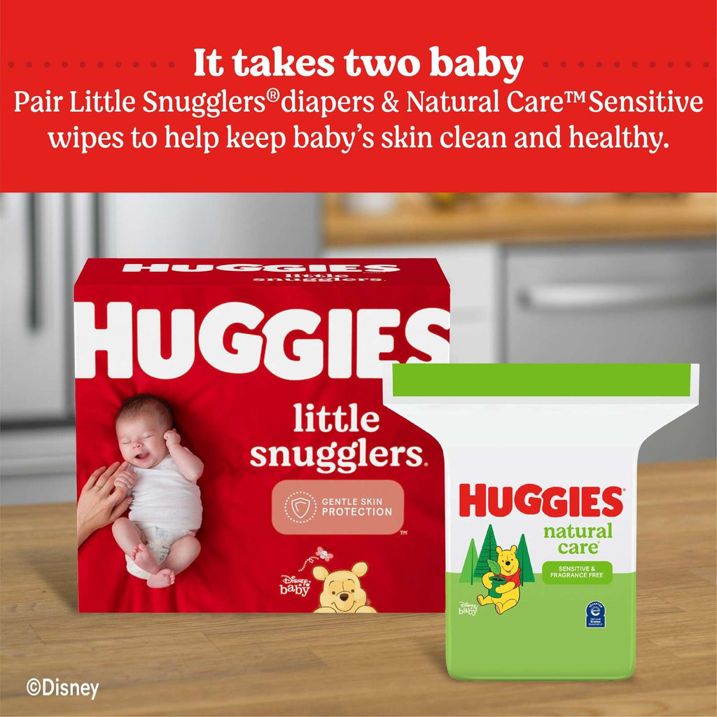Natural Care Sensitive Baby Wipes, Unscented, 1 Soft Pack