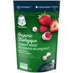 GERBER Organic YOGURT MELTS Red Berry Toddler Snack
