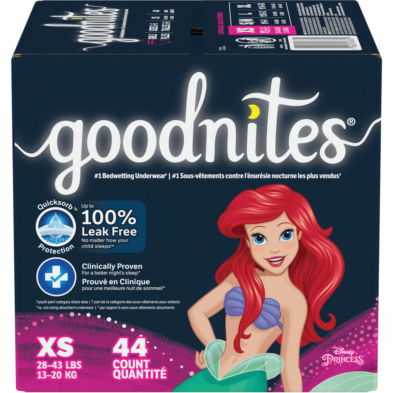 Bedwetting Underwear for Girls, XS