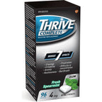 Thrive Complete Gum 4mg Extra Strength Nicotine Replacement Fresh Spearmint 96 count