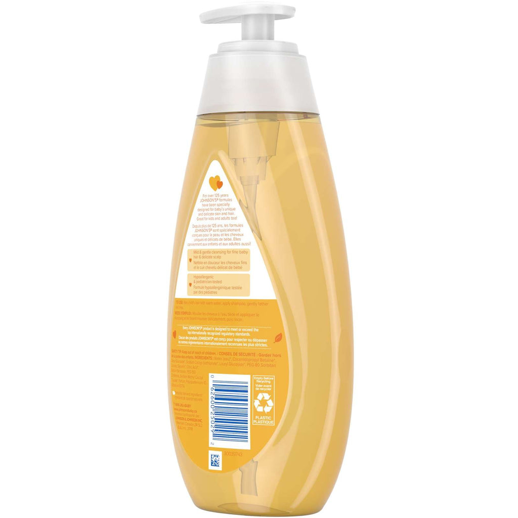 Johnson's Baby Shampoo, Paraben and Tear Free and Mild 600mL