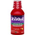 ZzzQuil Nighttime Sleep Aid Liquid, Calming Vanilla Cherry, 354 mL