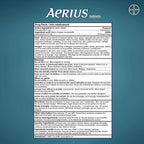 Aerius Allergy Medicine, Fast Relief, 24-Hour, Non-Drowsy, 15 Symptoms, 30 Tablets