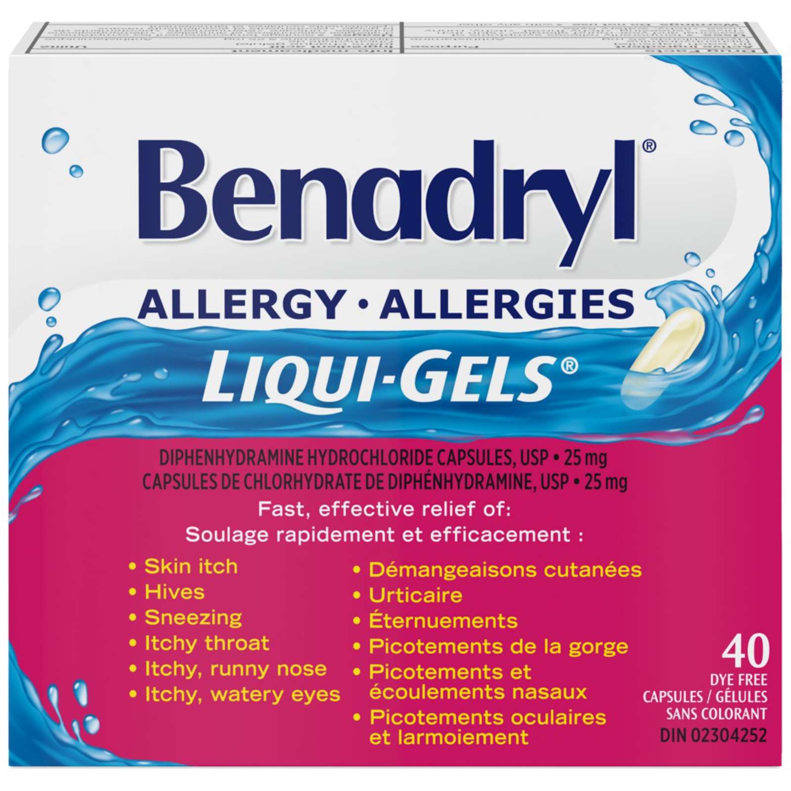 Allergy Medicine Liqui-Gels 25 mg