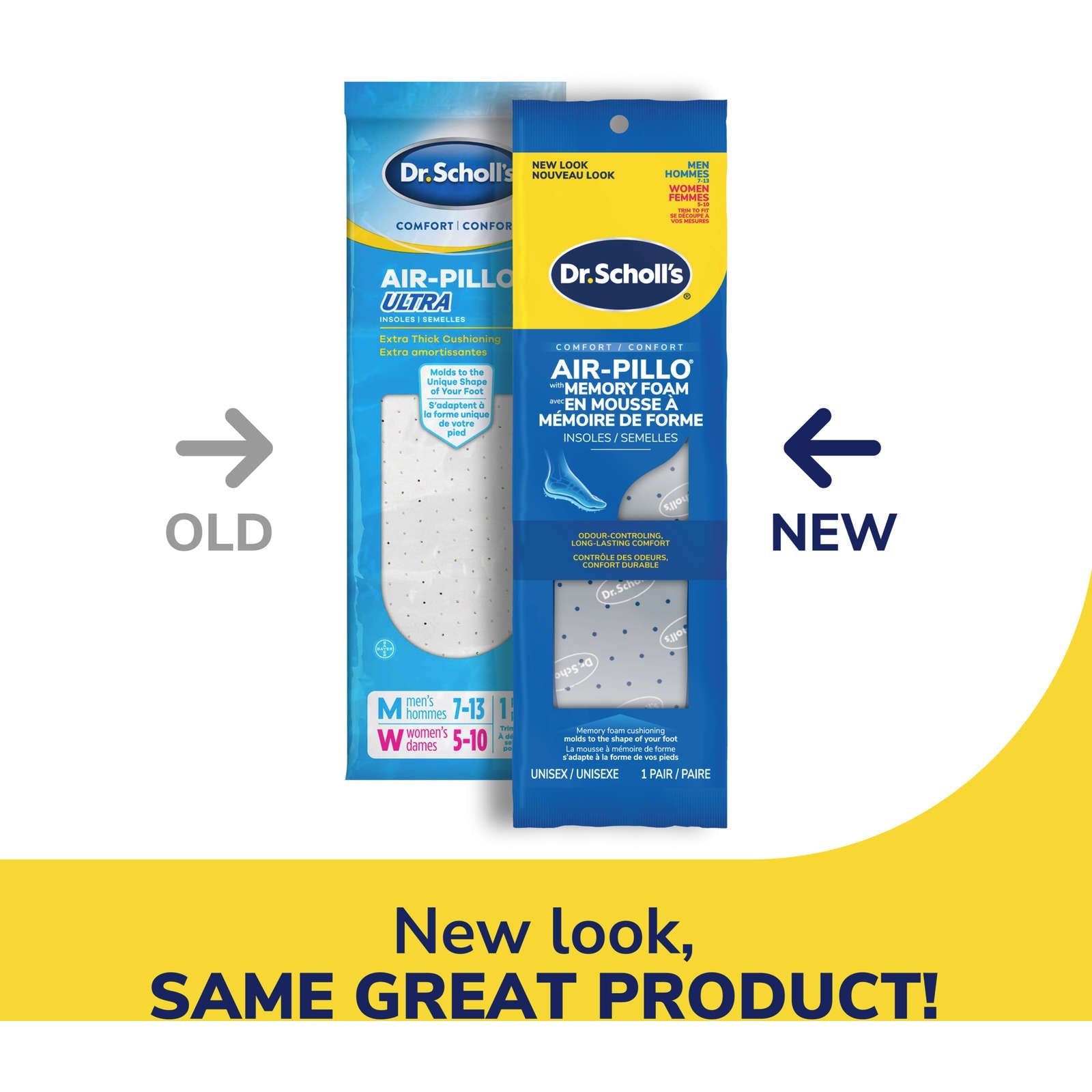 Dr. Scholl’s® Air-Pillo® Ultra Insoles, Men's Sizes 7-13 and Women's Sizes 5-10