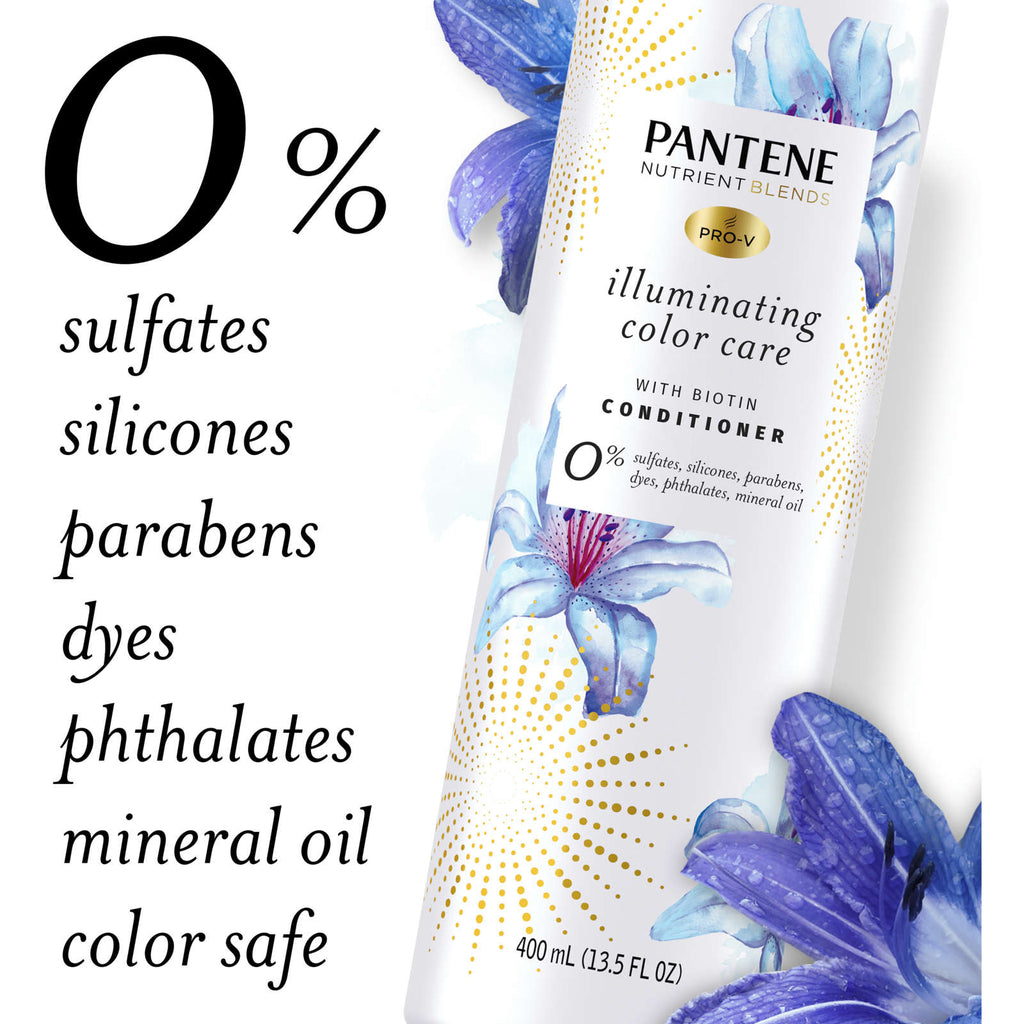 Sulfate Free Conditioner, Illuminating Hair Color with Biotin, Safe for Color Treated Hair, Nutrient Blends