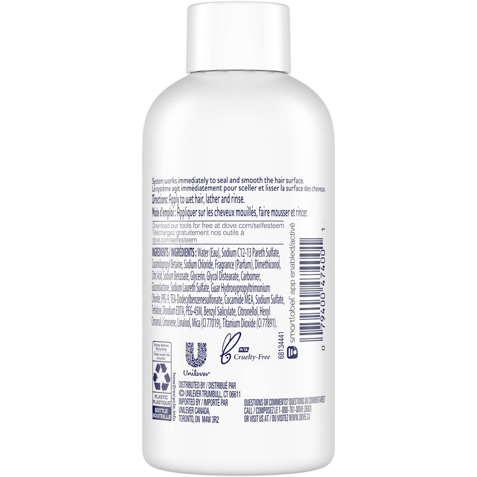 Dove Nutritive Solutions Shampoo for damaged hair Intensive Repair with Keratin Repair Actives 89 ml